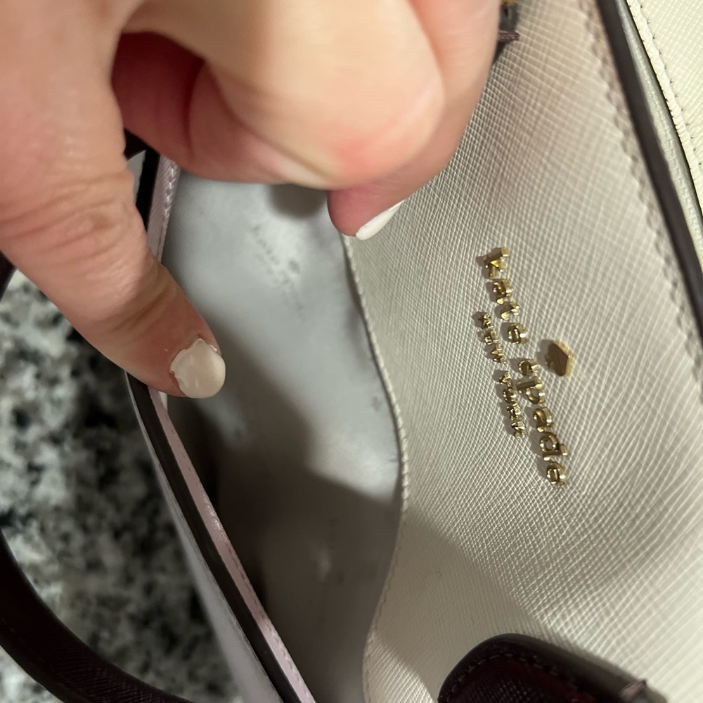 Kate Spade Cream and Light Pink Satchel - Picture 6 of 9